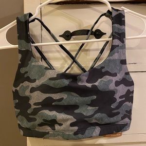 Camo workout top